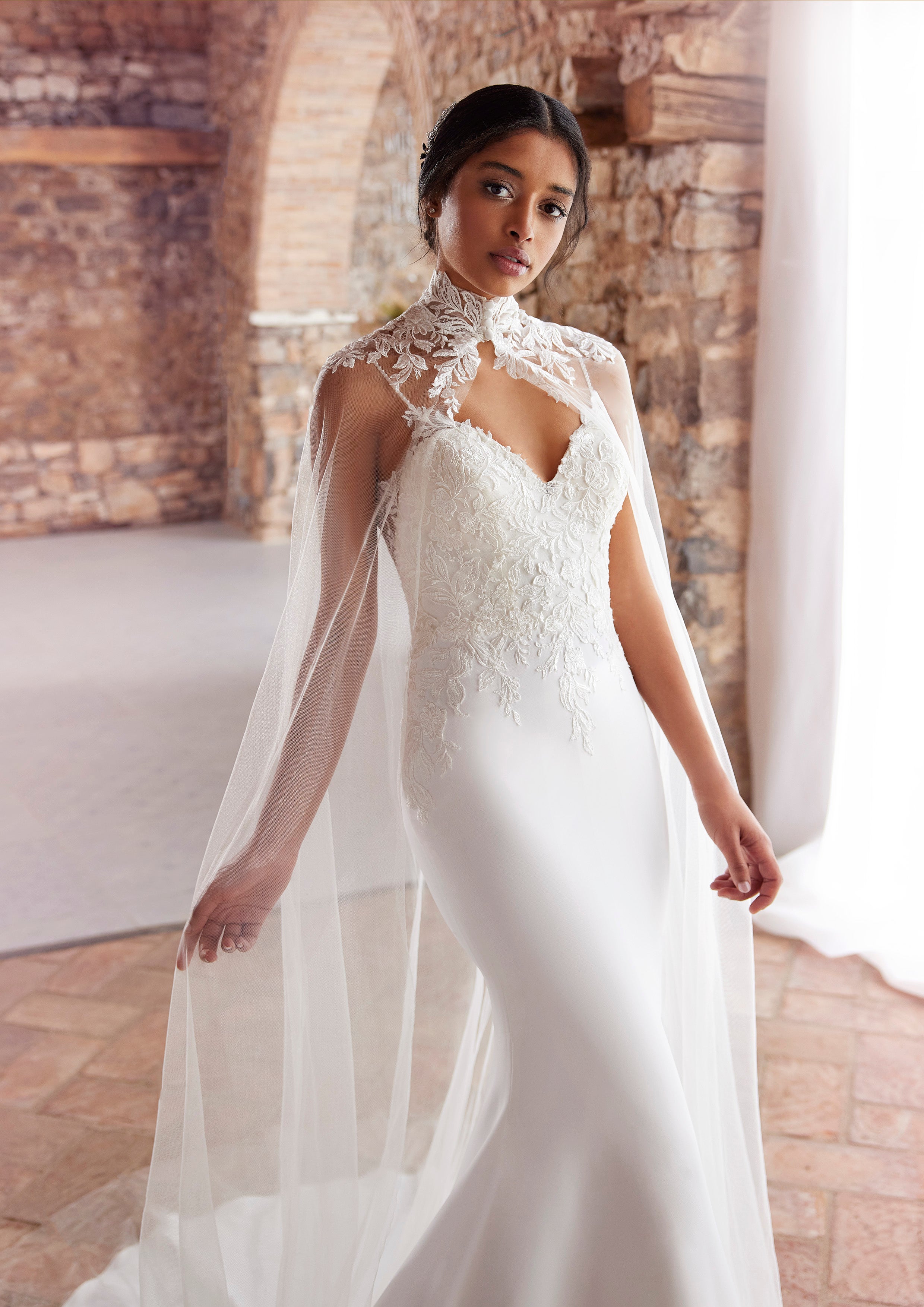 Wedding Dresses With Capes Krismil Bridal — free download