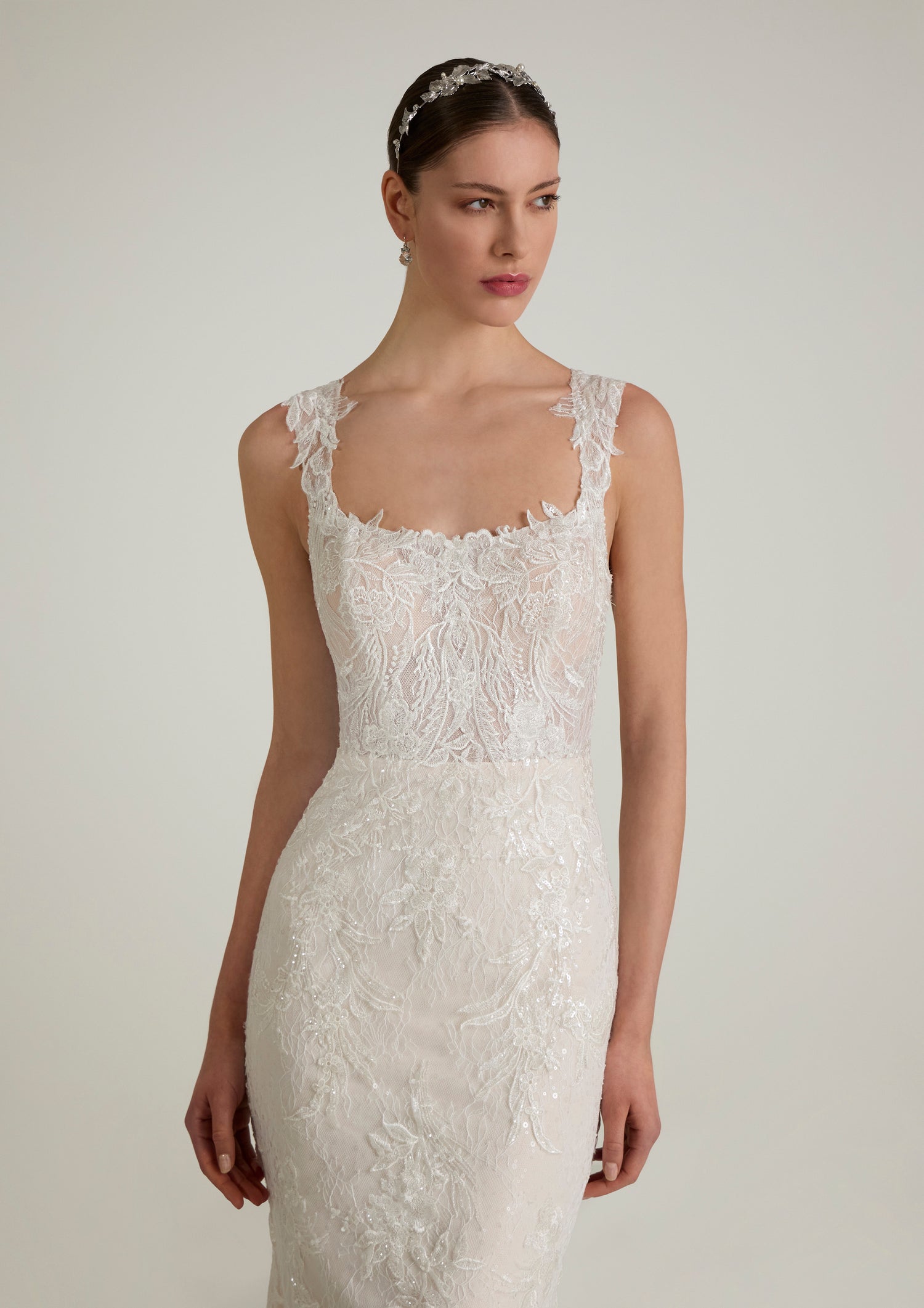 Square Neckline Wedding Dresses