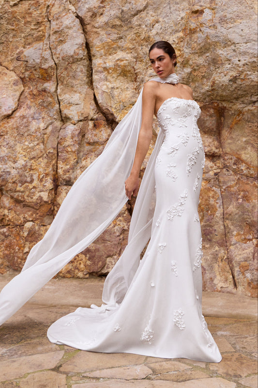 Crepe Wedding Dresses | Krismil Bridal Crepe Wedding Dresses | Krismil Bridal