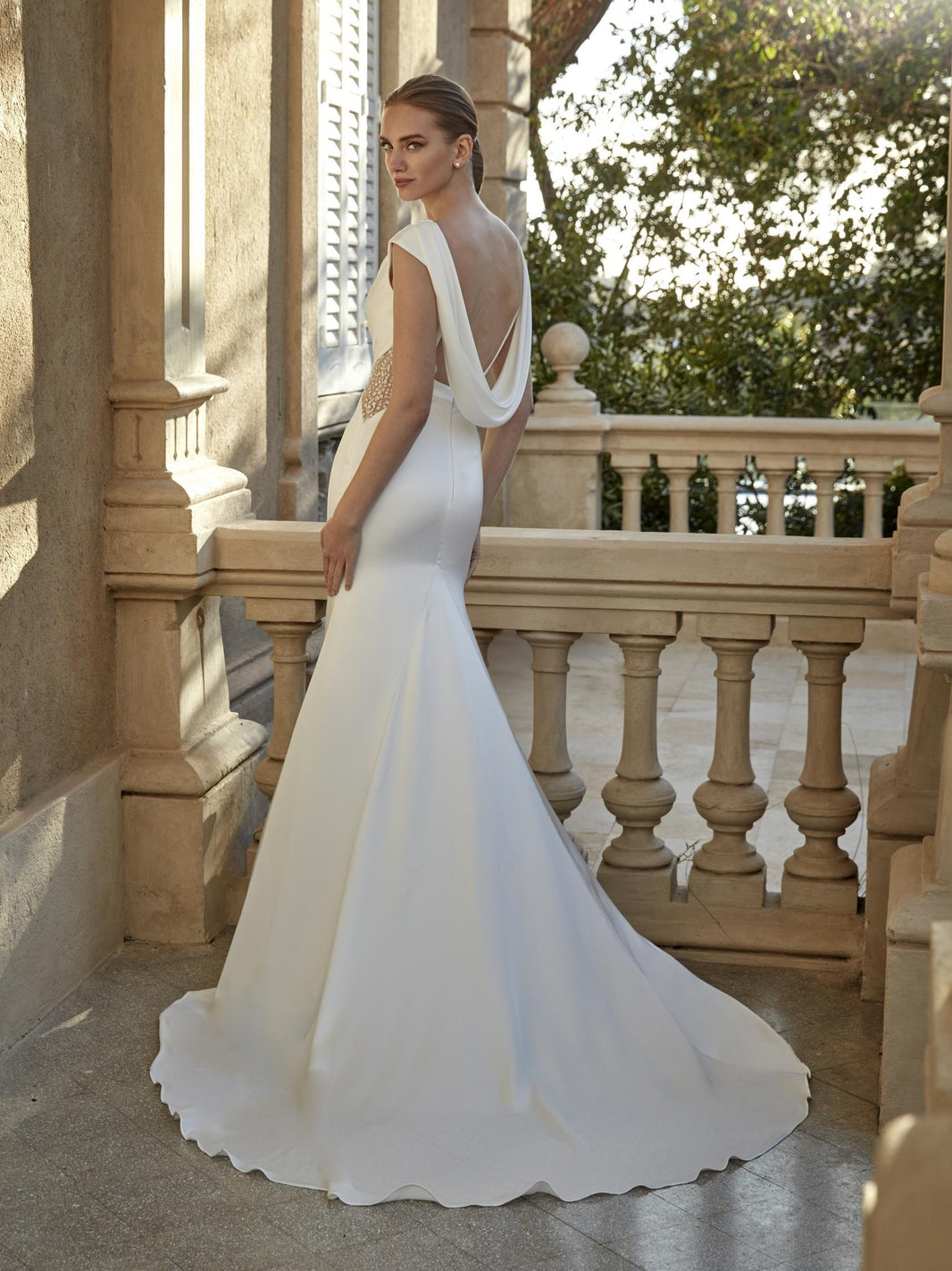 Cowl Back Wedding Dresses Krismil Bridal — free download