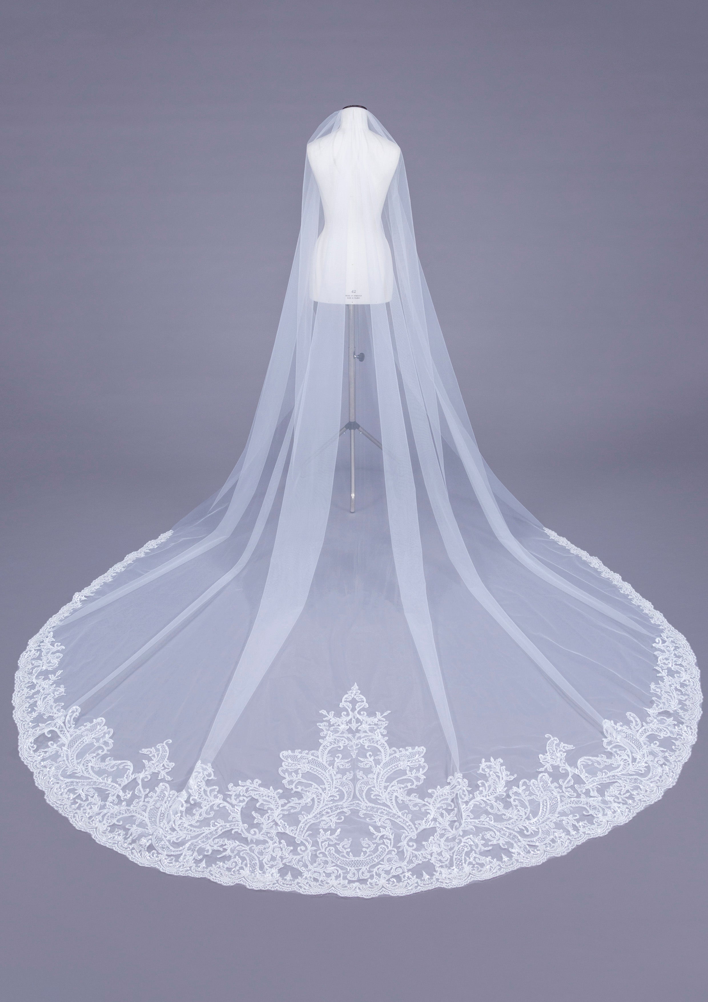 Temple Veil Bottom – Krismil Bridal